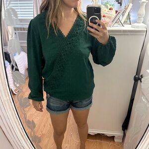 Amazon Green Blouse
